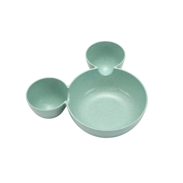 Mickey Shaped Kids / Snack Serving Sectioned Plate (Pack of 2)