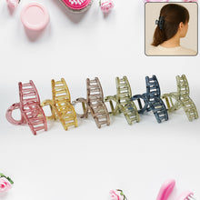 Plastic Hair Clamp Grip, Simple Matte Hair Barrette Clamp (1 Pc) (Pack of 2)