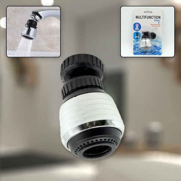 Faucet Bubbler, Faucet Aerator, Water Filter 360° Sink Use for Kitchen, Bathroom, Home Use, High Pressure Power Spray, Plating, for Kitchen Bathroom (1 Pc) (Pack of 2)