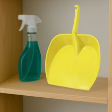 Dustpan with Long Handle, Dust Collection Dust Pan Tray for Kitchen, Home, Office, Bathroom Etc, Supdi (1 Pc / Multicolor ) (Pack of 2)
