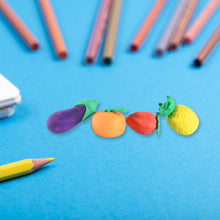 Mini Cute Veg & Fruit Erasers – 3D Colorful Eraser Set for Kids (4 Pc) (Pack of 2)