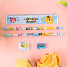 Wooden Pencil Set (5 Pc): School Supplies, Stationery Set for Kids (Pack of 2)