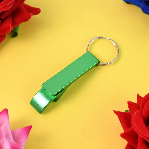 Metal Bottle Opener Keychain (1 Pc) (Pack of 2)