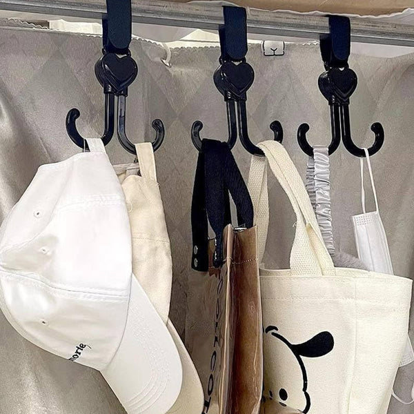 360° Rotating Multi-Purpose Baby Carriage Hook – For Strollers, Cars & More (1 Pc) (Pack of 2)