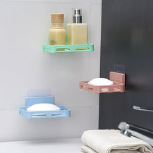 Bathroom & Kitchen Soap Holder: Self-Adhesive ,Sabudani (Plastic Box) (Pack of 2)