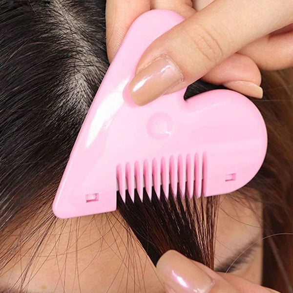 Heart Shape Baby Hair Scissors - Lightweight Stainless Steel Thinning Shears for Girls, Hair accessories (Pack of 2)