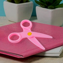 Child-Safe Plastic Scissors Set for Toddlers & Preschool Kids - Art & Craft Supplies (Pack of 2)