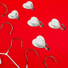 Multipurpose Strong Hook Self-Adhesive hooks for wall Heavy Plastic Hook, Sticky Hook Household For Home , Decorative Hooks, Bathroom & All Type Wall Use Hook , Suitable for Bathroom, Kitchen, Office (5 Pc Set) (Pack of 2)