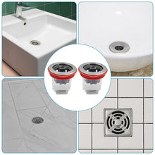 Plastic Odour Proof Floor Drain Sink Drain for Toilet Bathroom Kitchen (1 Pc) (Pack of 2)