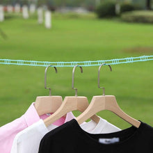 3 Meter Anti-Slip Clothesline Rope - Nylon, Hooks, Indoor/Outdoor (Pack of 2)