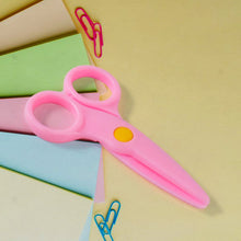 Child-Safe Plastic Scissors Set for Toddlers & Preschool Kids - Art & Craft Supplies (Pack of 2)