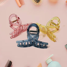 Plastic Hair Clamp Grip, Simple Matte Hair Barrette Clamp (1 Pc) (Pack of 2)