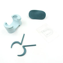 Multifunctional Cartoon Sticky Punch Free Mop Holder Wall Mounted Broom Organizer Cleaning Tools Holder Hanger, Self Adhesive Cute Cow Head Suction Cup Hanging Hook for Bathroom Kitchen (1 Pc) (Pack of 2)