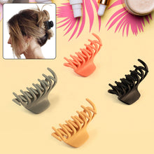 Plastic Hair Clamp Grip, Simple Matte Hair Barrette Clamp (1 Pc) (Pack of 2)