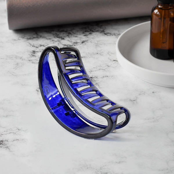 Plastic Hair Clamp Grip, Simple Matte Hair Barrette Clamp (1 Pc) (Pack of 2)