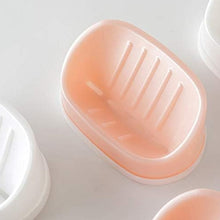 Soap Container, Soap Box Household Kitchen and Bathroom Can Use PP Material Drain Box Double Soap Dish, for Bathroom Shower Home Outdoor Camping ,Sabudani (1 Pc)