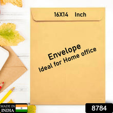 Brown Kraft Envelope for Invitations & Office Use (1 Pc, 16x14 Inch) (Pack of 2)