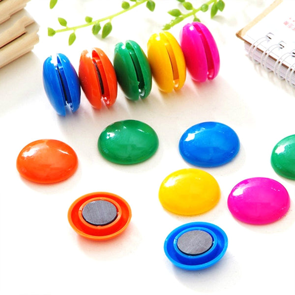 Durable Magnetic Button Set for Kids’ Experiments (10 Pc, Round Shape) (Pack of 2)