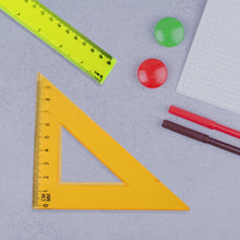 4-Piece Geometry Set, Triangle Ruler Protractor Straight Ruler (Pack of 2)