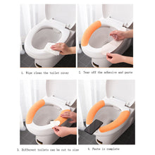 Toilet Seat Cover, Toilet Seat Cushion Soft and Warm Washable Toilet seat Cover Sheets Comfortable (Pack of 2)