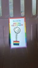 Rainbow Design Metal Keyring Key Chain (1 Pc Mix Design) (Pack of 2)
