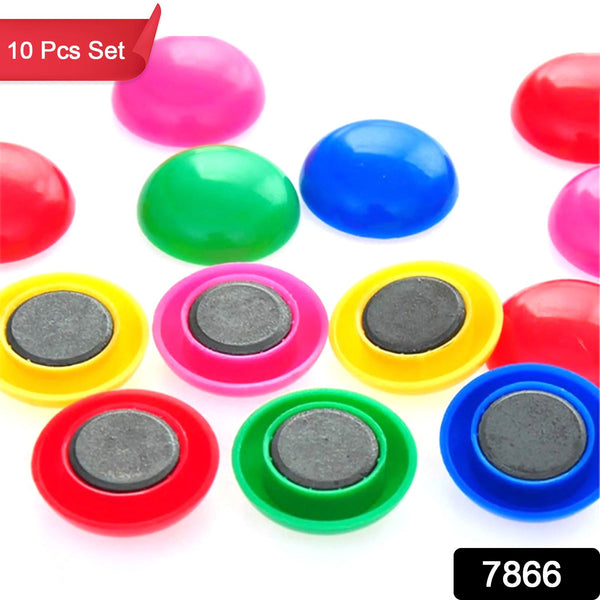 Durable Magnetic Button Set for Kids’ Experiments (10 Pc, Round Shape) (Pack of 2)