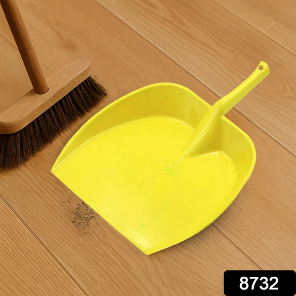 Dustpan with Long Handle, Dust Collection Dust Pan Tray for Kitchen, Home, Office, Bathroom Etc, Supdi (1 Pc / Multicolor ) (Pack of 2)
