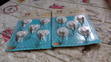 Multipurpose Strong Hook Self-Adhesive hooks for wall Heavy Plastic Hook, Sticky Hook Household For Home , Decorative Hooks, Bathroom & All Type Wall Use Hook , Suitable for Bathroom, Kitchen, Office (5 Pc Set) (Pack of 2)