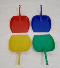 Dustpan with Long Handle, Dust Collection Dust Pan Tray for Kitchen, Home, Office, Bathroom Etc, Supdi (1 Pc / Multicolor ) (Pack of 2)