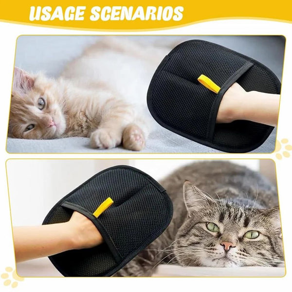 Pet Hair Removal Gloves Cat Dog Hair Remover Glove Pet Fur and Lint Remover